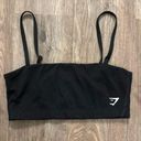 Gymshark  Bandeau Sports Bra Small with spandex fraying shown in pic Photo 0