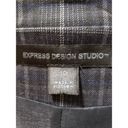 EXPRESS  Design Studio Women Gray Plaid Single Breasted Two Button Blazer Size 10 Photo 8