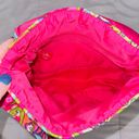 Vera Bradley  Pink Floral Print Quilted Crossbody Messenger Bag Purse Photo 4