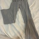 Brandy Melville Grey fold over flare pants Photo 0