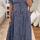 Hill House Sabrina Dress Blue Basketweave Cotton Size XXL Photo 0