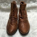 Baretraps  Reinella Size 8M Brown Zip Buckle Heel Ankle Boots Booties B67 Photo 5