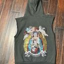 Los Angeles Apparel Best zip up hoodie cotton one of a kind reworked custom made embroidery sequin Photo 1