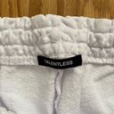 Talentless NEW  WOMEN STAPLE PREMIUM WHITE SWEATPANTS SZ MEDIUM Photo 4