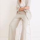 Madewell  | breezewoven pull on high rise straight pants linen blend Photo 0