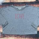 Rae Dunn $5 SALE!   Love Long Sleeve Shirt Grey Photo 0