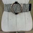 The Loft  Stretch Belt With Circle Buckle M-Lrg Photo 4