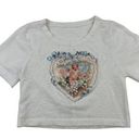 Baby Tee with Cherub Heart in White Size XS Photo 0