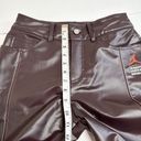 Jordan  X Maison Chateau Rouge NEW $100 Womens Crop Faux Leather Pants Size 4 Photo 14