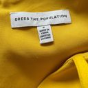 Dress the Population Veronique Midi Bodycon Canary Yellow Size Small Photo 9