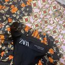 ZARA  satin scarf mixed print bomber jacket sz XS Photo 6