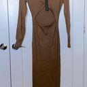 House of Harlow NWT  Long Sleeve Twist Front Midi Photo 1