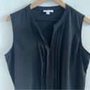 Calvin Klein  Black Tank Front Pleads Office Business Casual Large Photo 2