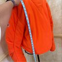 Free People FP MOVEMENT  Neon Orange Puffer Fleece Jacket Cropped Insulated Sz L Photo 9