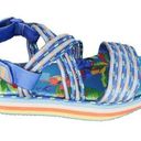 Farm Rio  Blue macaw platform sandals 8 NWT Photo 0