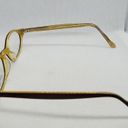 Oscar de la Renta NWOT  Valencia Brown & Yellow Prescription Glasses Frames Photo 6