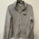 Columbia Womens Gray Fleece Full Zip Jacket Photo 0