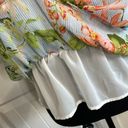 Tommy Hilfiger  Ruffle Short Sleeve Floral Blouse. Large Photo 4