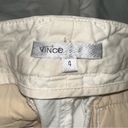 Vince  Women’s Size 4 Stone Khaki Chino Bermuda Wide Hem Shorts Photo 3