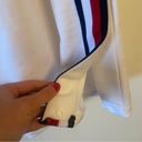 Tommy Hilfiger  Sport Runway Snap Off Classic Logo Colors White Sweat Pants Photo 7