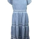 American Eagle  Outfitters Embroidered Square Neck Short Sleeve Flared Dress XXL Photo 0