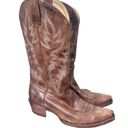 Idyllwind  Wheeler Western Cowboy Boot Snip Toe Brown 9.5 Comfortable Classic EUC Photo 2