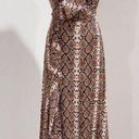 BCBG MAX AZRIA Tark Combo KESSA One-Shoulder Gown Evening Maxi Dress Size 0 Photo 0