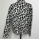 Tahari  size Large Mock neck knit sweater in Leopard Print Photo 4