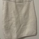 Target White/Cream Soft Knit Mini Skirt Photo 1