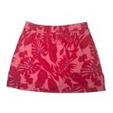 Juicy Couture Juicy By  Tropical Print Pink Skort Skirt Pockets Womens Size XL Photo 4