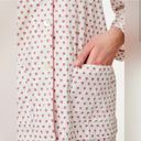 Roberta Roller Rabbit NWT Pink Hearts Collared Full Pajama Set Photo 1