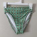 Modcloth NWOT  The Frankly High Waisted Bikini Bottoms Green Retro Daisy Print Photo 19