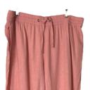 Krass&co D &  Naturals Wide Leg Pants Palazzo Linen Blend Pink Women’s Size Medium M Photo 4