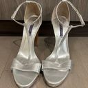 Ralph Lauren $650 Purple Collection T-strap Platform Silver  Heels Size 10 Photo 1