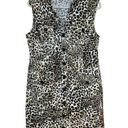 Chico's  Ladies Sleeveless Button Down Safari Leopard Print Dress Size 2 Photo 0