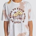 RVCA  Be Kind To Each Other Mushroom Peace Tie Dye graphic tee Photo 0