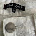 Dear John  White Cuffed Denim Shorts Size 25 Photo 2