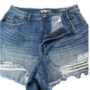 REWASH New York  Super Hi-Rise Vintage Reunion Distressed Junior Short Size 9 Photo 2