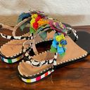 Betsey Johnson New Without Box  Angie Flower Sandals Photo 6