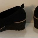 Eileen Fisher  Black Wedge Shoes 7 New NWT $235 retail Beautiful Versatile HTF Photo 4