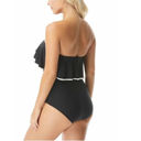 Coco reef  Contours Black & White Tummy-Control One Piece Swimsuit Size 10 34D Photo 1