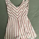 Hallelu Pink and White Striped Round Photo 0