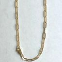 Tehrani Jewelry 14k real Gold paperclip Necklace | A Perfect Birthday Gift for Her | Showcasing Timeless Beauty | Minimal Jewelry | Trendy Dailywear | Photo 2