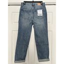 Pistola  Presley High Rise Relaxed Roller Jean Crop Length in Grand Blue Size 28 Photo 3