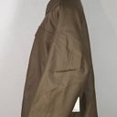 Good American  Brown Better Than Leather Oversized Chore Jacket Plus Size 5 NWT Photo 5