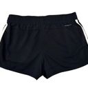 Adidas  Aeroready Athletic Shorts Black White 3 Stripes Gym Medium Size Women’s Photo 6