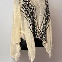 Madberry Shawl Sweater Crochet See Through Pullover Size L Photo 0