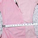 Naked Wardrobe  Glow Off Long Sleeve Cut Out Dress Pink Sparkle Glitter Large Photo 7