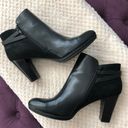 Andrew Geller KEIRA ANKLE BOOTS BLACK BLOCK HEEL SIZE 11 Photo 2