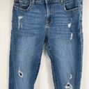 DL1961  Mara Straight Ankle Strive Distress Ripped Ankle Frey Boho Jeans Size 25 Photo 2